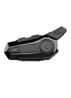 اشتري Motorcycle Bluetooth Headset, E1 Bluetooth Helmet Intercom Headset with CVC Noise Cancellation Stereo Music IPX6 Waterproof for Full face Helmet في السعودية