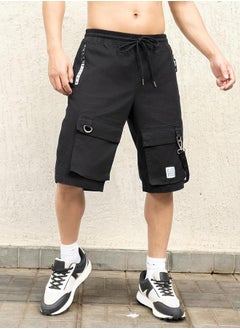 Buy Front Flap Pocket Relaxed Fit Shorts in Saudi Arabia