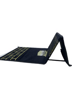 Buy Prayer Mat Velvet Embroidery Prominent Padded with Kickstand - Multi Color in Egypt