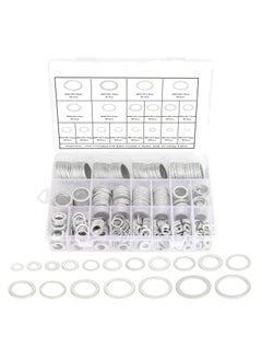 Buy SYOSI 560 Pcs 18 Sizes Automotive Drain Plug Gaskets, Oil Crush Washers, Aluminum Flat Washers Assortment Kit (M6 M8 M10 M12 M14 M16 M18 M20 M22 M24) in Saudi Arabia