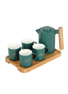 Buy 6-Piece Ceramic Tea Set in Saudi Arabia