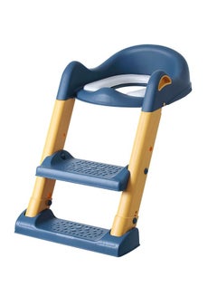 اشتري Eazy Kids Step Stool Foldable Potty Trainer Seat- Blue في السعودية