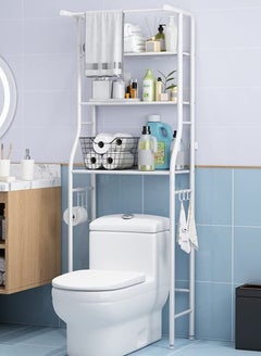 3-Tier Over The Toilet Storage Rack Metal Bathroom Standing