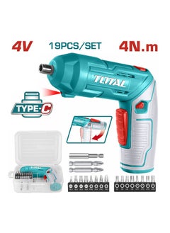 Buy Lithium-Ion Cordless Screwdriver 4V / 1.5Ah Type C (Tsdli0442) in Egypt