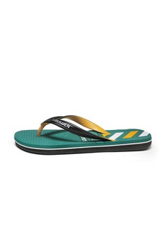 Buy Men's Casual Antiskid Slippers Summer Fashion Flip-flops Green in Saudi Arabia