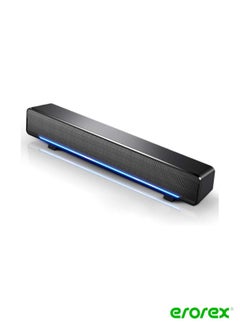 Buy USB Wired Computer Speaker Bar Stereo Subwoofer Powerful Music Player Bass Surround Sound Box 3.5mm Audio Input for PC Laptop Smartphone Tablet MP3 MP4 in Saudi Arabia