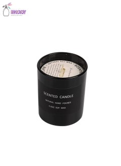 Buy Black Glass Scented Candle, 160G Soy Wax, Can Burn For Approximately 30 Hours, Cedar in Saudi Arabia