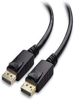 اشتري Exon X1053 displayport to display port male dp 4k cable original resolutions 1080p /2k/ 4k 1.8meters - black في مصر