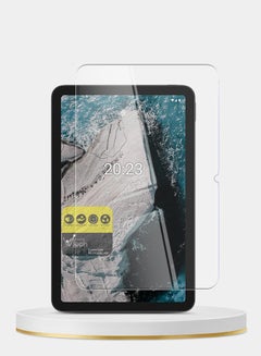 Buy Tempered Glass Screen Protector For Nokia T20 4G Tab 10.4 Inch 2021 Clear in Saudi Arabia