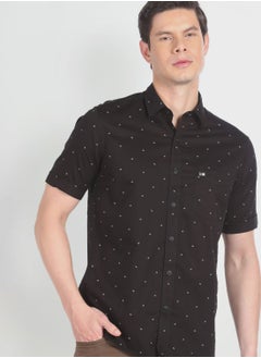 Buy Printed Regular Fit Shirt in UAE