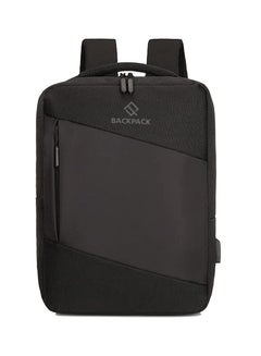 اشتري Modern Laptop Travel Bag, Professional Large School Backpack Waterproof with USB Charging Port for Men and Women في مصر