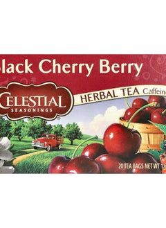 Buy Herbal Tea Black Cherry Berry Caffeine Free 20 Tea Bags 1.6 oz (45 g) in UAE