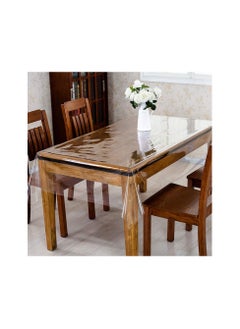 Buy KUBER INDUSTRIES Transparent PVC 6 Seater Dining Table Cover 60x90(Transparent)-KUBMART02703, Standard in UAE