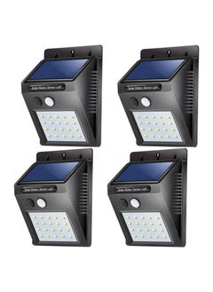 Buy 【4 pack】35 LED Solar Light Outdoor Night Wall Lamp PIR Motion Sensor Street Yard Path Home Garden Security Lights Energy Saving in UAE