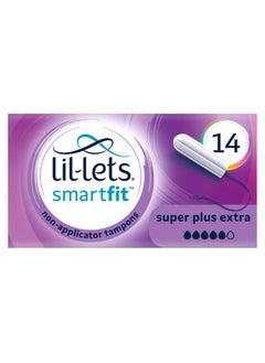 اشتري Lil-Lets Non-Applicator Tampons (SmartFit™) – Super Plus Extra – 14 pack في الامارات