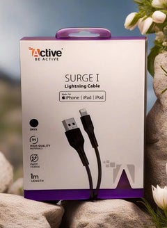 Buy USB to Lightning Cable 1m Fast Charging and Data Syncing in Saudi Arabia