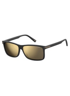 اشتري Polarized Rectangular Eyewear Sunglasses PLD 2075/S/X    MTT BLACK 59 في السعودية