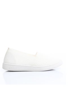 Buy Casual loafer shoes for women - white in Egypt