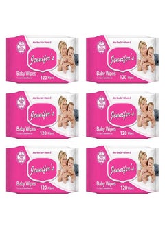 Buy Baby Wipes For Sensitive Skin With Aloevera & Vitamin E in UAE