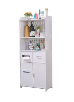 Buy Floor to Floor Waterproof Storage Rack and Storage Cabinet in Bathroom and Bathroom 48*27.5*120cm in UAE