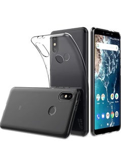 Buy For For Xiaomi Mi A2 HD Transparent Tpu Silicone Back Cover , Anti Yellowing And High Protective From Shocks Compatible For For Xiaomi Mi A2 (5.99) (Transparent) in Egypt