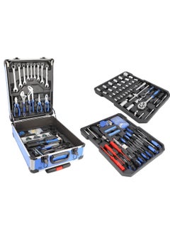 Buy 187-Piece Professional Tool Set With Aluminum Box Best Tools For Car Motorcycle  Bike Repair in UAE