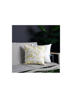 اشتري Adonis Lemon Printed Filled Cushion 45x45cm - Yellow في الامارات