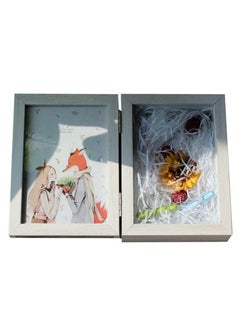 Buy Shadow Box Frame Display Case, Folding Picture Frame Display Dried Flower Case Set 3D Showcase Keepsake Art Home Decor 4x6 inch Vertical Photo Pictures Double Photo Great for Collages, Mementos in UAE
