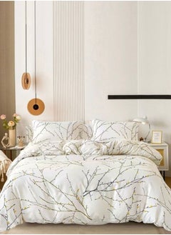 Buy Duvet Cover Set, Off White Color, Twigs Design Various Sizes in UAE