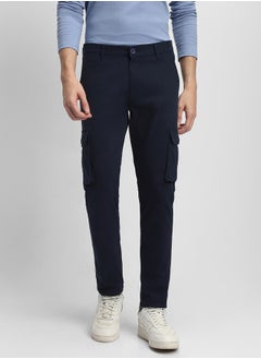 اشتري Solid Mid Rise Slim Fit Cargo Pants في السعودية