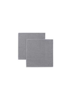 اشتري Hiraya 2-Piece Napkin Set 45X45cm - Grey في الامارات