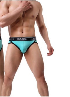 Buy Men's Low Waist Underwear Briefs Emerald Green in Saudi Arabia