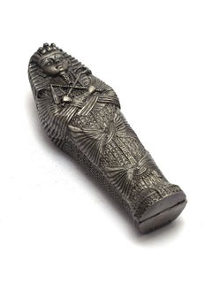 Buy immatgar pharaonic Decorative Mummy coffin from Metal ancient Egyptian souvenirs gifts handmade Home decor collectibles Sculptures  (Metalic - 10.5 CM Long) in Egypt