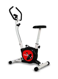 Buy Sparnod Fitness SUB-49 Upright Exercise Bike for Home Gym - LCD Display, Height Adjustable Seat, Compact Design - Perfect Cardio Exercise Cycle Machine for Small Spaces in Saudi Arabia