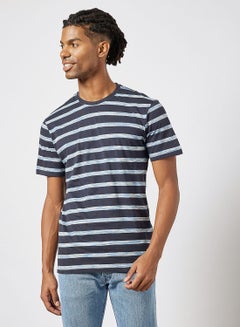 Buy Regular Fit Striped T-Shirt in UAE