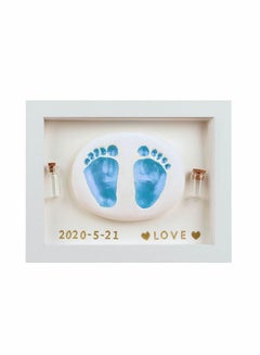 Buy Newborn Baby Hand And Foot Print Photo Frame Memory Gift Set For Impression Photo in Saudi Arabia
