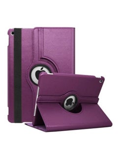 اشتري Rotating Case for iPad 9th Generation 2021 8th Generation 2020 7th Gen 2019 10.2 Inch 360 Degree Rotating Protective Stand Cover with Auto Wake Sleep Function Purple في الامارات