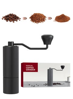 Buy Portable Coffee Grinder with Ergonomic Grip, Stainless Steel Precision and Freshness Preservation for Easy Use and Effortless Brewing in Saudi Arabia