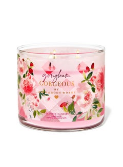 Buy Gingham Gorgeous 3-Wick Candle in UAE