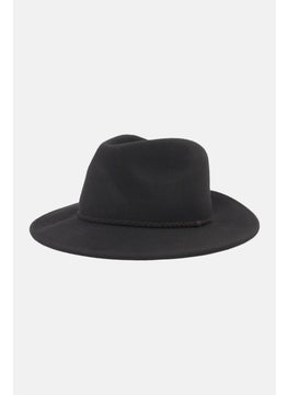 Buy Women Textured Bucket Hat, Black in Saudi Arabia