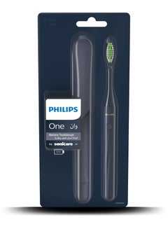 Buy Philips One by Sonicare Battery Toothbrush, Midnight Blue, HY1100/04 in UAE