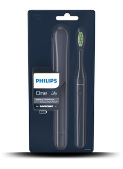 Buy Philips One by Sonicare Battery Toothbrush, Midnight Blue, HY1100/04 in UAE