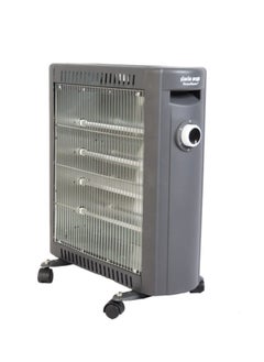 Buy Electric heater with wheels 4 heat candles with temperature control switches with overheat protection feature 1600W power in Saudi Arabia