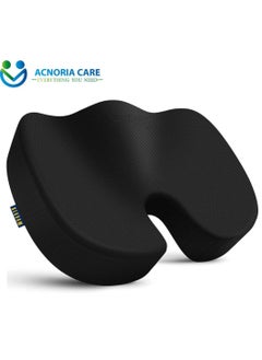 Buy Acnoria Care Coccyx Soft Comfortable Memory Foam Seat Cushion Orthopedic Pain Relief Seat Cushion For Car Office Wheelchair in Saudi Arabia