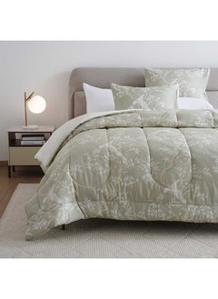 اشتري Designora Dove 3-Piece Comforter Set 200x240cm - Sage في الامارات