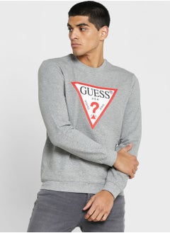 Buy Logo Pullover Sweatshirt in Saudi Arabia