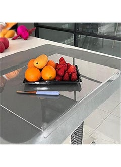 Buy Acrylic Cutting Boards for Kitchen Counter,Clear Cutting Board for Kitchen, Acrylic Anti-Slip Transparent Cutting Board with Lip for Counter Countertop Protector Home Restaurant (35x45cm) in Saudi Arabia