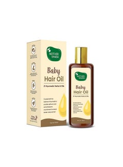 Buy Ayurvedic Baby Hair Oil With 21 Herbs & Oils For Babys Tender Scalp & Hair 100 Ml in UAE