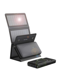 اشتري بنك الطاقة Green Lion SolarMax 10000 مللي أمبير PD 20 وات - أسود في الامارات