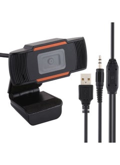 Buy 1080P 25fps HD Computer Camera Integrated Microphone USB Web Cam(Black) in Saudi Arabia